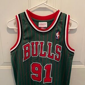Authentic Bulls/Rodman Jersey
